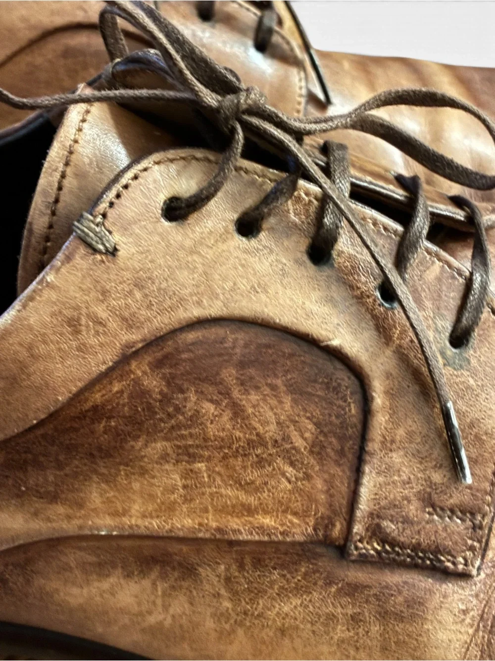 Ermenegildo Zegna XXX Couture Antique Leather Derby